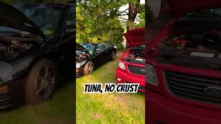 Fast And Furious Duo At Car Meet, Ford Lightning And Mitsubishi Eclipse