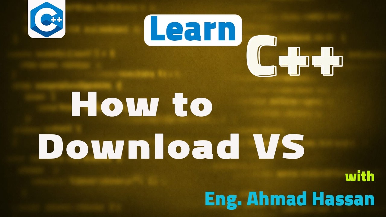 #01 Learn C++ | How to download Visual studio - YouTube