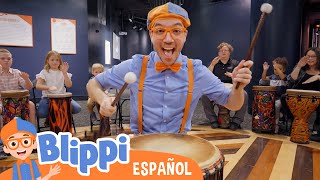 Rhythm Discovery Centre  Instrumentos musicales | Aprende con Blippi | Videos educativos para niños