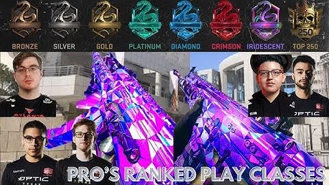THE BEST CLASSES FOR MODERN WARFARE 2 RANKED PLAY (CDL PRO