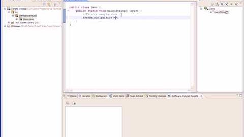 Rational Team Concert and Software Analyzer deliver Automated Code Quality