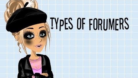 Types of Forumers on MSP!
