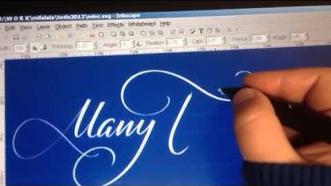 many thanks digital hand lettering