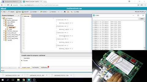 Lab#3 | Nucleo serial monitor | Digital Electronics
