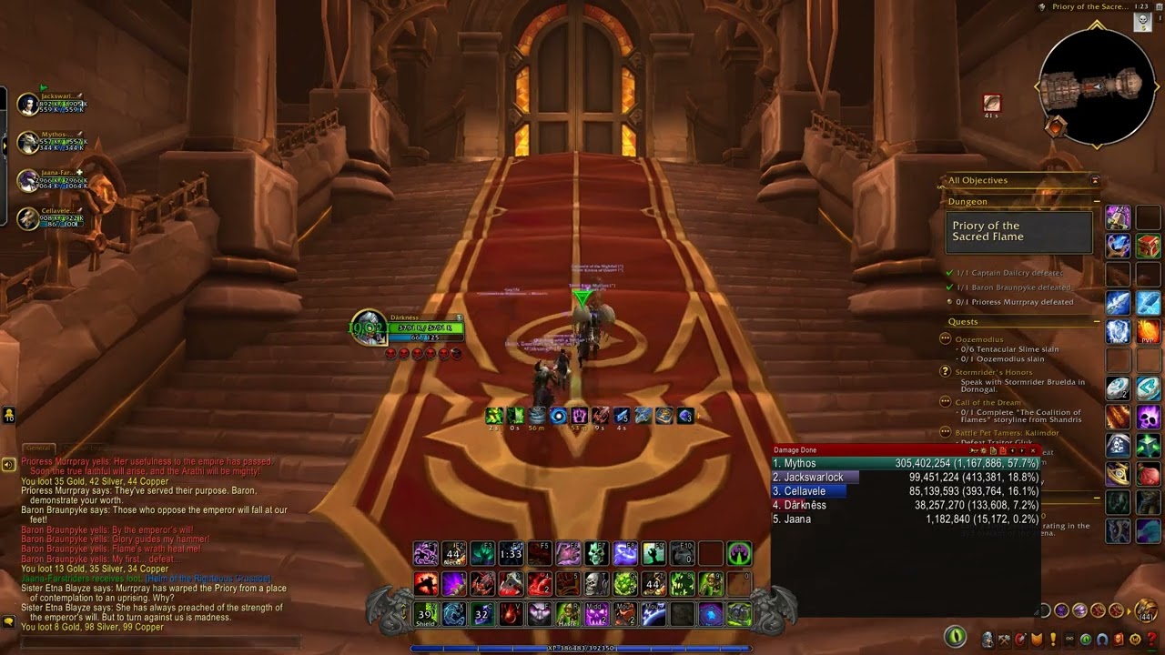 World of Warcraft The War Within Sanctified Grounds Dungeon Run 3