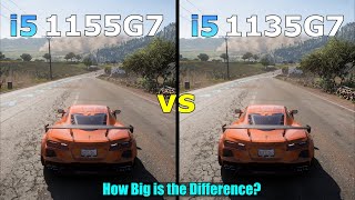 i5 1155G7 vs i5 1135G7 | Intel Iris Xe Graphics | How Big is the Difference?