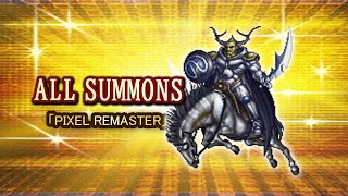 FFIV Pixel Remaster - All Summons [4K]