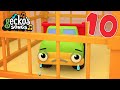 10 Baby Trucks Go To JAIL!｜10 Trucks On The Road Song｜Gecko's Garage｜Truck Cartoon For Kids