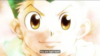 Gon.. You Are Light Itself Killua And Gon Friendship. Hunterxhunter