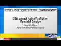 Service to honor two firefighters killed in Searsmont fire