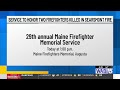 Service to honor two firefighters killed in Searsmont fire