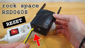 Rock Space RSD0608 Wi-Fi extender Dual Band • Factory reset