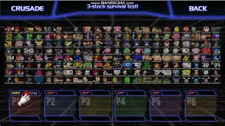 Super Smash Bros. Crusade 0.9.4A Updated Character Roster