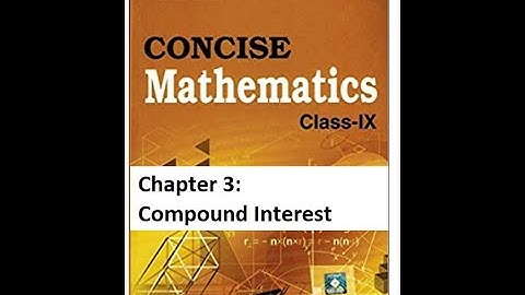 Class 9 Compound Interest with formula Ex 3E