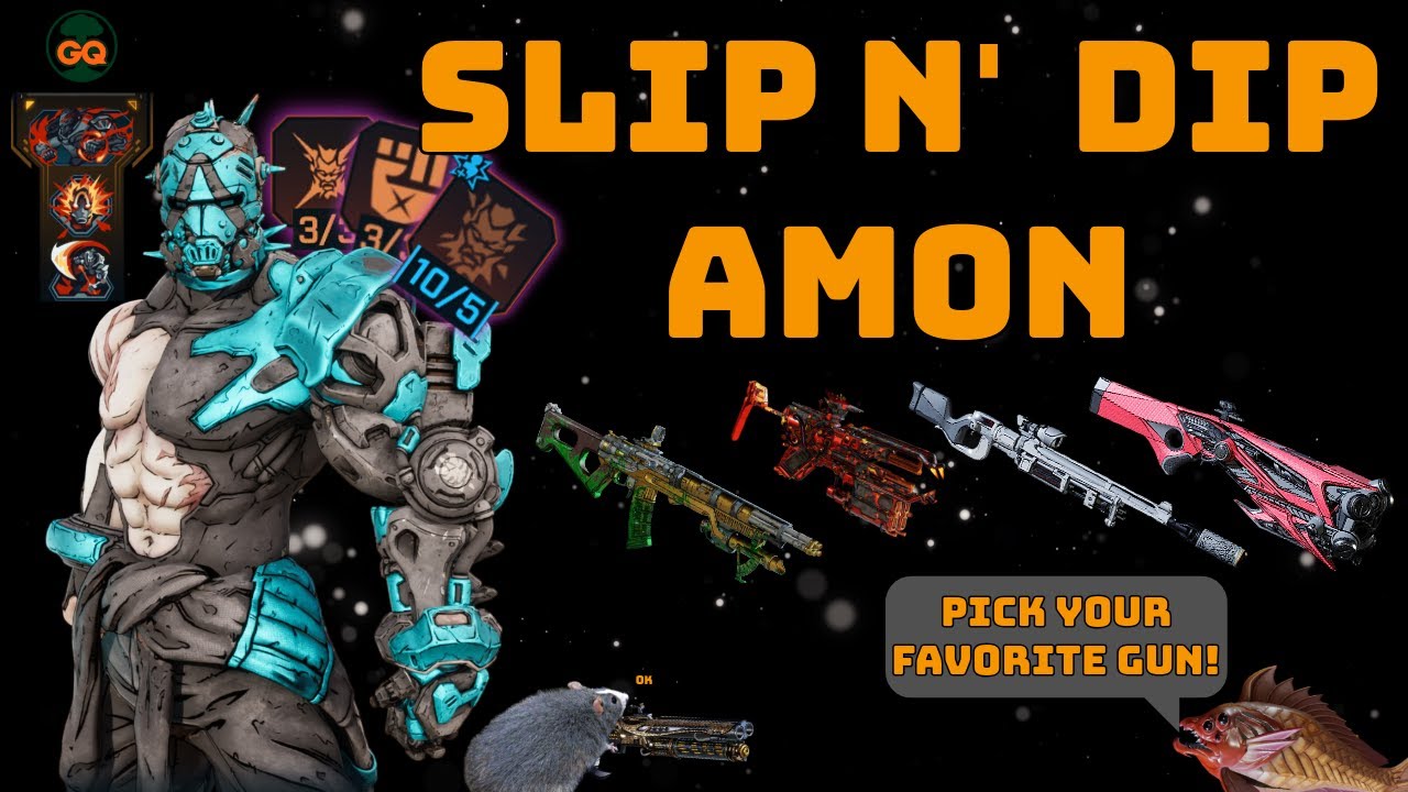 Slip N Dip 3! Самая мощная сборка оружия для Амона в BL4 — это настоящий UVH6 Bloomreaper + готов...