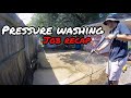 $510 PRESSURE WASHING JOB RECAP (TIME LAPSED) Ep. 9 **SATISFYING** Home & Driveway Soft Wash