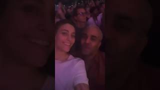 #parisjackson at a Madonna concert with a friend 🖤 #madonna