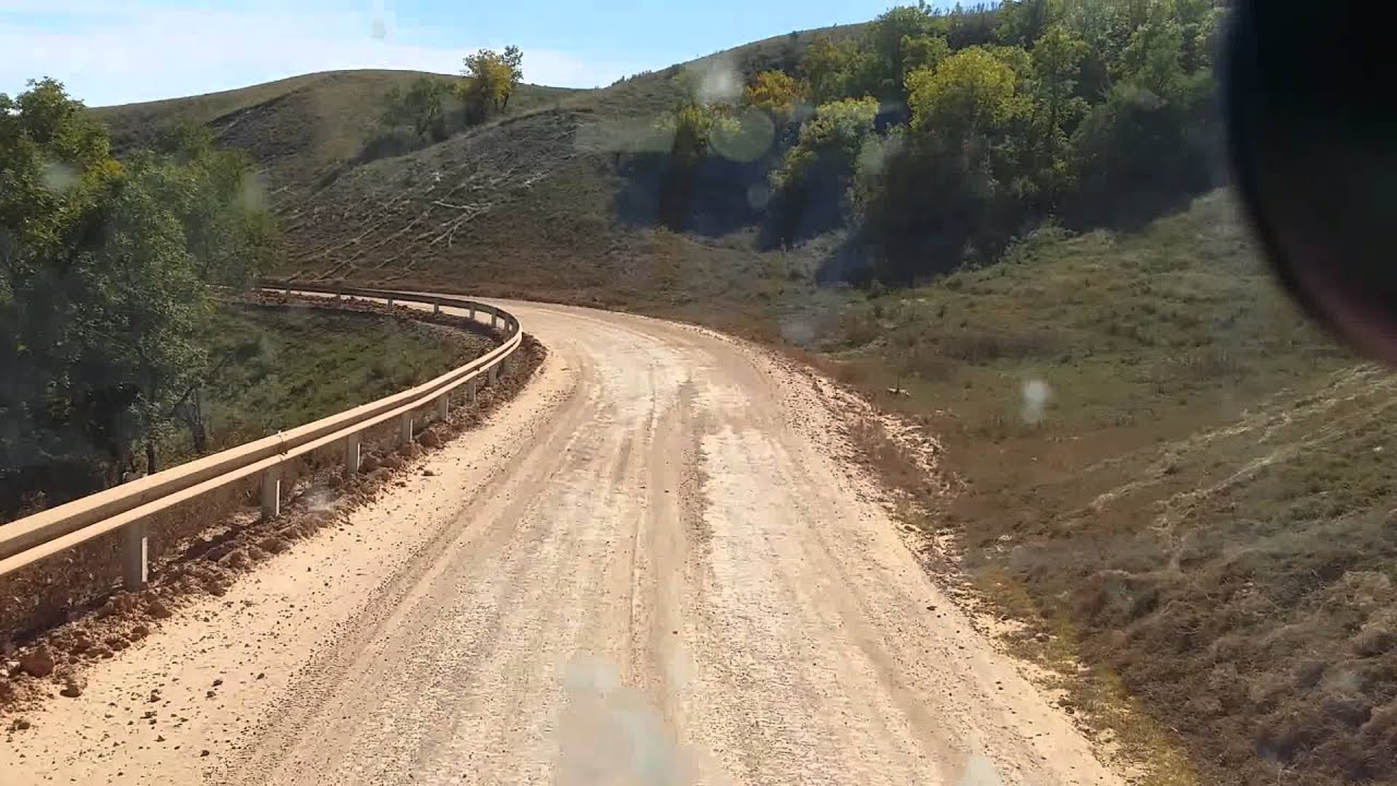 North Dakota oilfield lease road YouTube