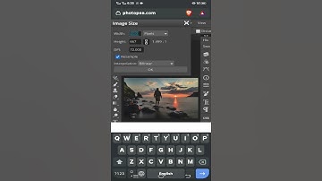 how to resize image in photopea | photopea resize image | photopea mobile editing | #photopea