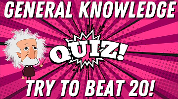 General Knowledge Quiz - Great mix of questions Try to beat 20! With English audio.GK Pub Quiz Fun