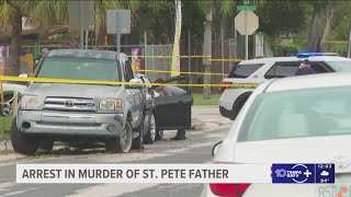 Police: 20-year-old arrested for shooting, killing father driving with daughter in car in St. Pete