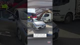 Traffic Accident Looked Like A 'Final Destination' Scene #shorts