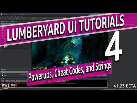Cheats Codes & Powerups using UI String Compares | Lumberyard Tutorial 2020.09