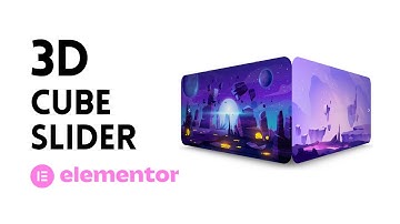 How to Add 3D Cube Slider in Elementor 2022 | WordPress Tutorial 2022
