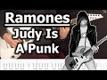 Ramones  judy is a punk  guitar tabs tutorial