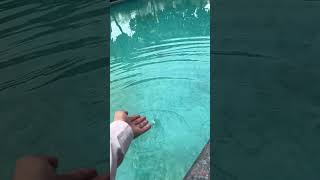 #udman hotel swimming pool 🏊 #Floating hand in water 💧