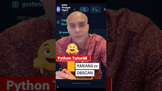 Clustering Techniques KMeans vs DBScan Python Tutorial #datascience #python fordatascience #ai