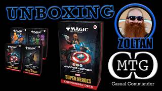 Avengers Assemble with Zoltan - MTG Casual Commander #mtg #mtgxmarvel #unboxing #avengersassemble