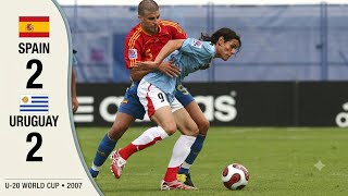 Spain vs Uruguay U-20 World Cup 2007 🇪🇸🇺🇾 | Suárez, Cavani, Piqué & Mata before they became legends.
