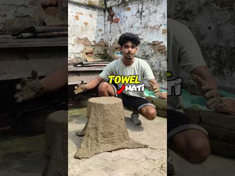 Old Towel Cement Planter #shorts