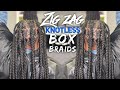 The Cleanest Knotless Box Braids on Youtube| BLACK OWNED BUSINESS ALERT| Chocolate Girl Wigs Collab