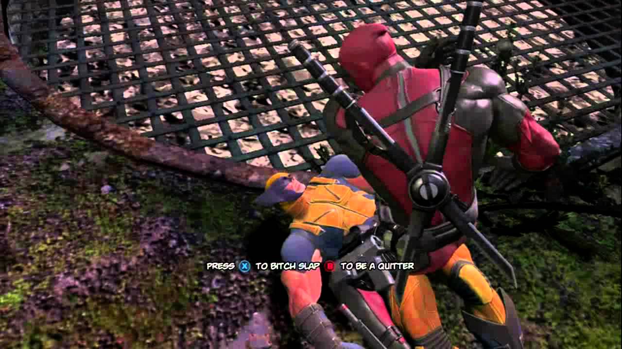 Deadpool Bitch Slaps Wolverine