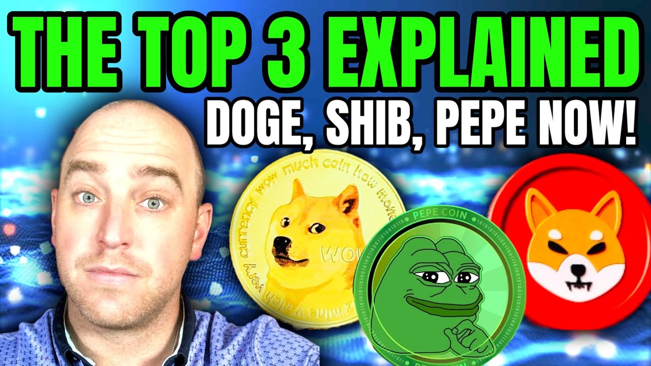 THE TOP 3 MEME COINS RIGHT NOW! DOGECOIN, SHIB, PEPE EXPLAINED!