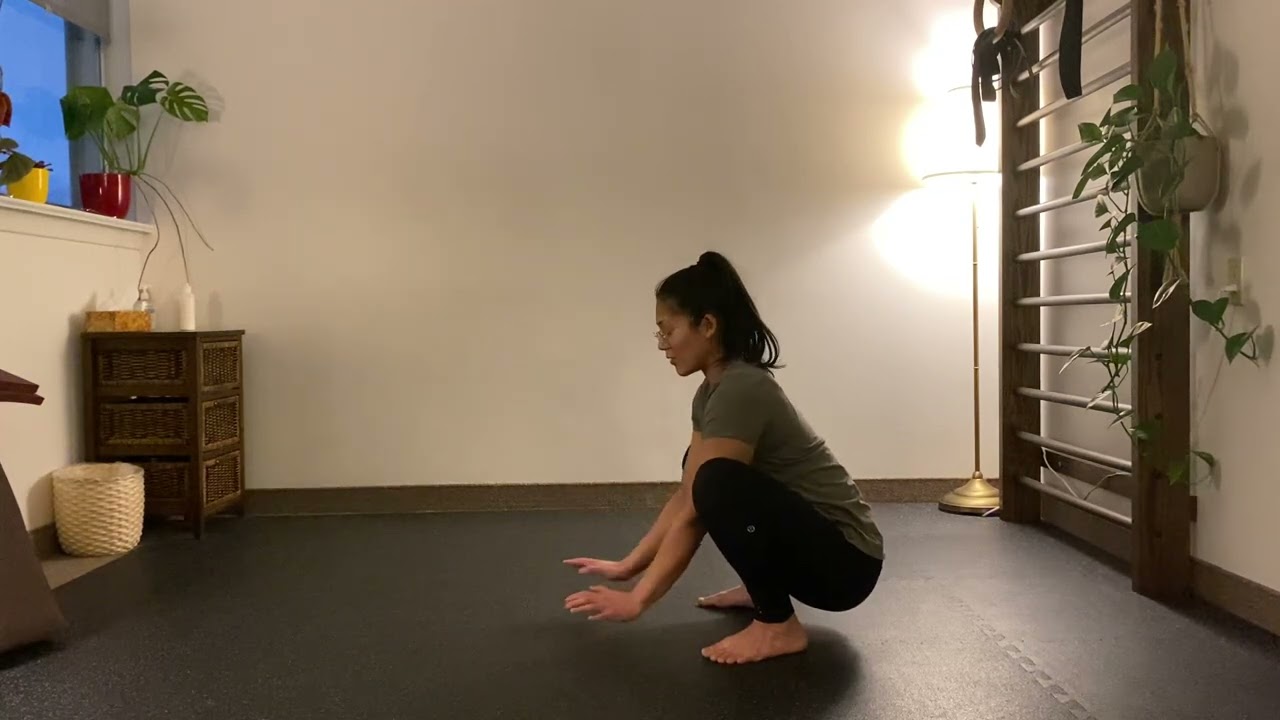 Deep Squat to Forward Fold