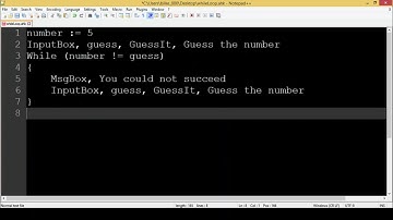 While loop in Autohotkey