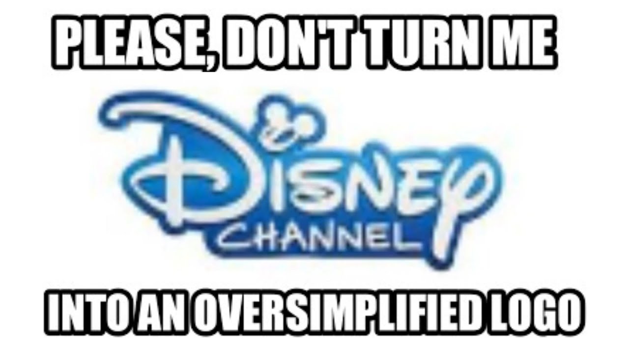 Please Disney Channel Don't Turn Me Into An Oversimplified Logo! 🤯🤯🤯🤯