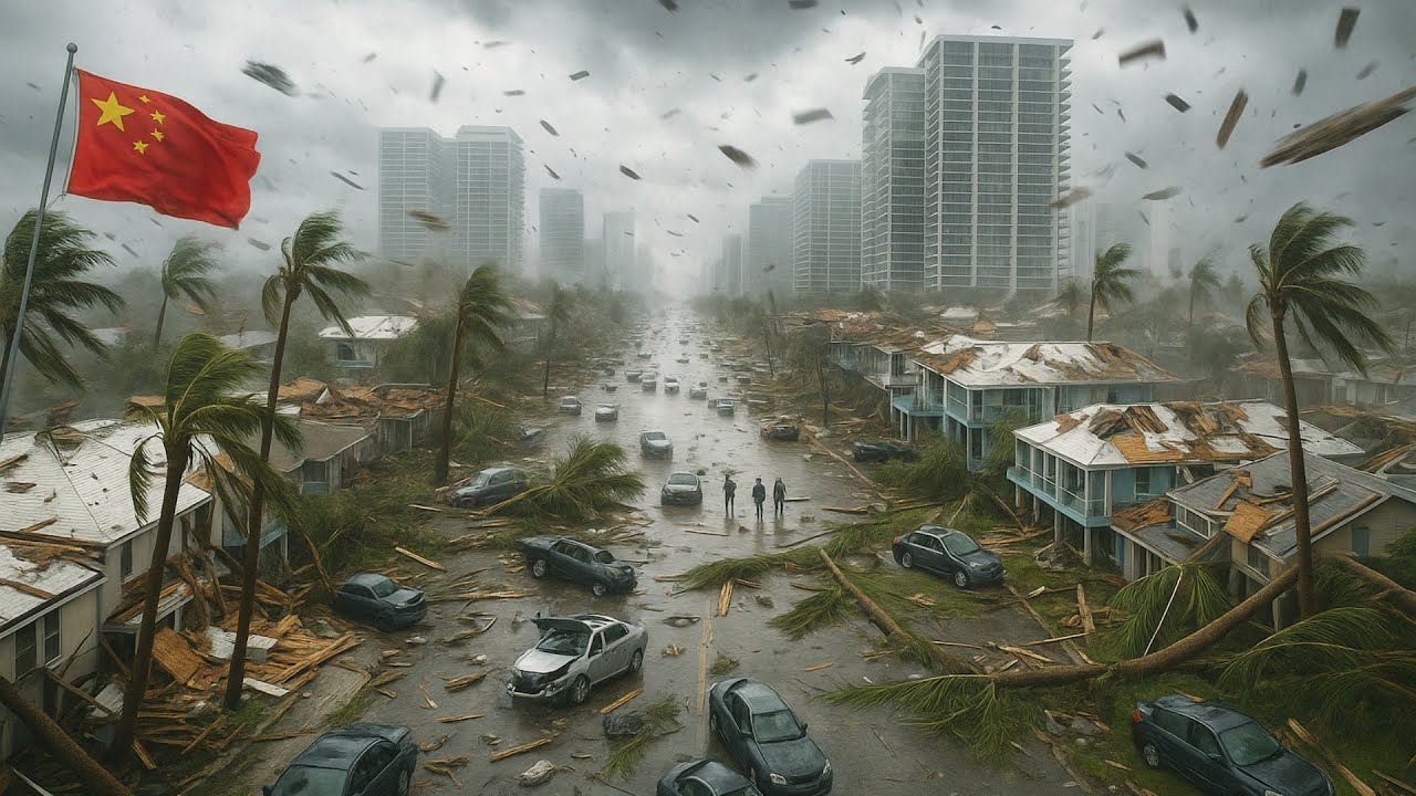 Chaos in China: Typhoon Destroys Homes and Cars in Xi'an!