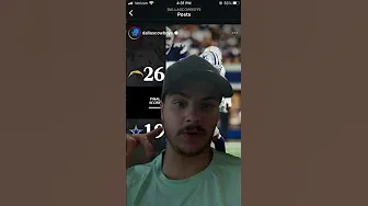 Cowboys lose 26-19 against the chargers. #NFL #Shorts #Sports #Cowboys #Chargers #TreyLance thumbnail