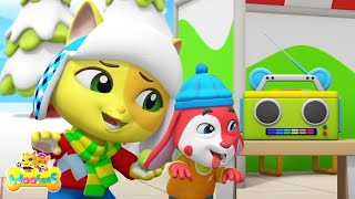 Menari di atas es video komedi untuk anak-anak oleh woofees