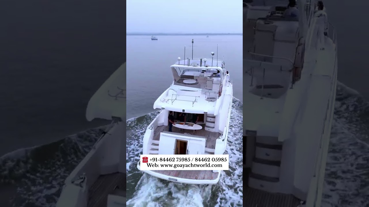 Yacht booking in goa with 