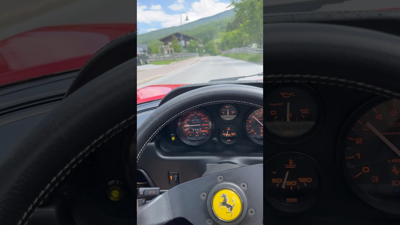 20 Seconds Inside a Classic Ferrari 328 – Engine On 