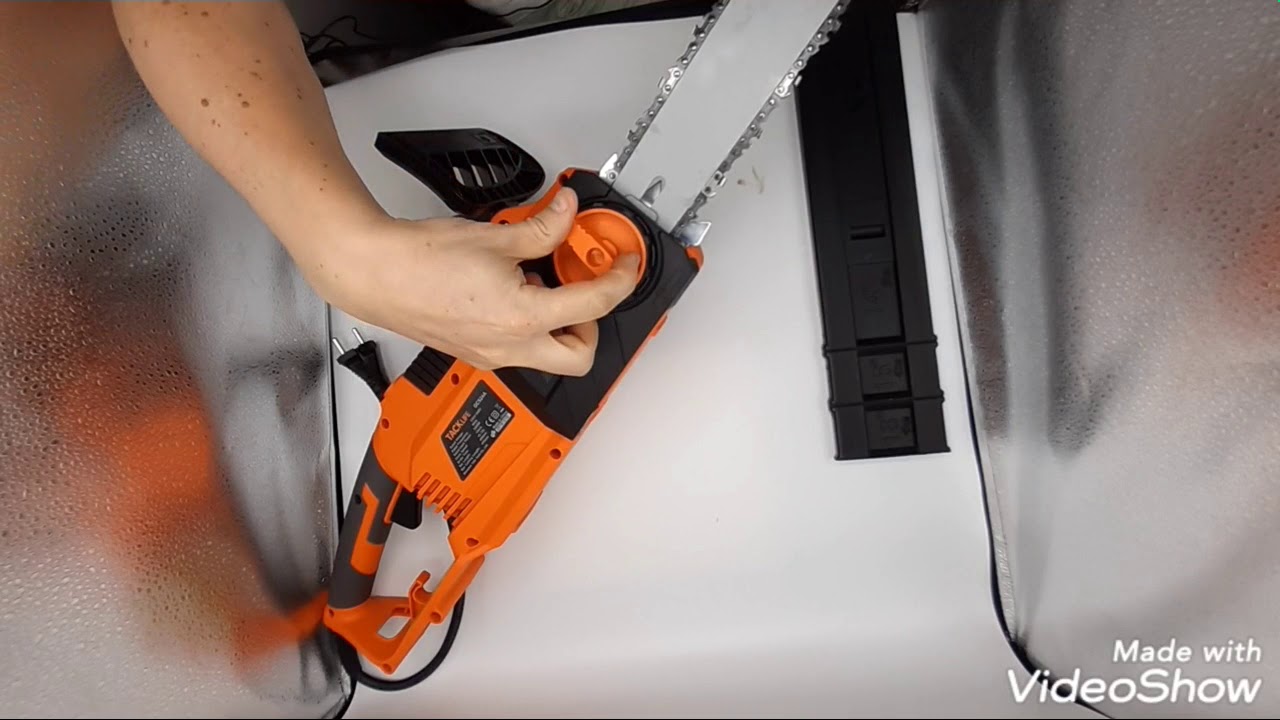 Tacklife Tronconneuse Electrique 2400w Moteur Longitudinal 45cm Guide Chaine Oregon V A 15m S Youtube