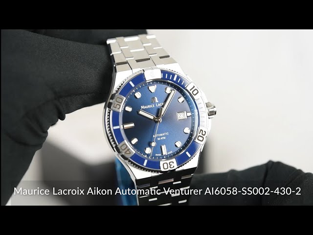 Maurice Lacroix Aikon Automatic Venturer AI6058-SS002-430-2 - YouTube
