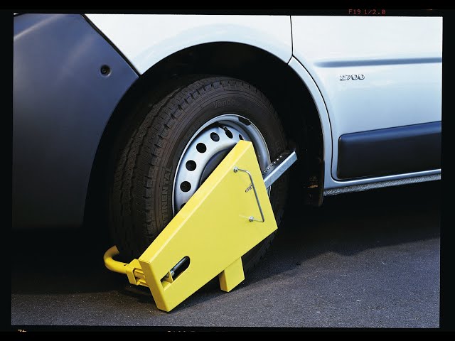 Sabot de voiture Bloque roue Antivol Automobile Remorque Caravane