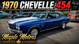 Test Drive 1970 Chevrolet Chevelle 454 Big Block $42,900 Maple Motors #3634