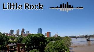 Little Rock, Arkansas I Capital City by the River I Downtown Walk I 4K